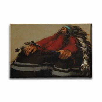 Kizilderili Erkek Portresi  Canvas Tablo