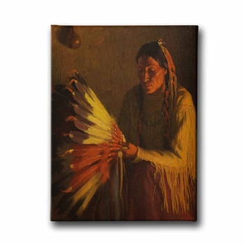 Kizilderili Portresi  Canvas Tablo