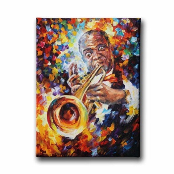 Saksafon Kanvas Tablo