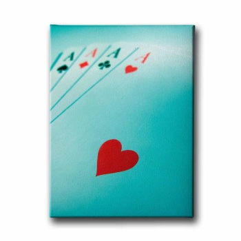 Iskambil Kagidi Kanvas Tablo