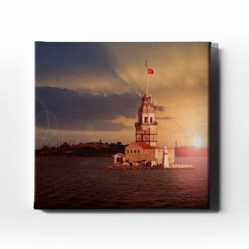 Istanbul Kiz Kulesi Canvas Tablo
