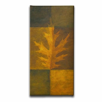 Yaprak Figuru Kanvas Tablo