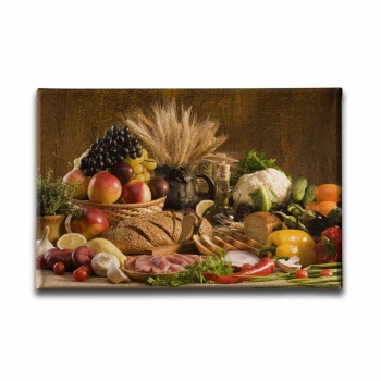 Yiyecekler Kanvas Tablo