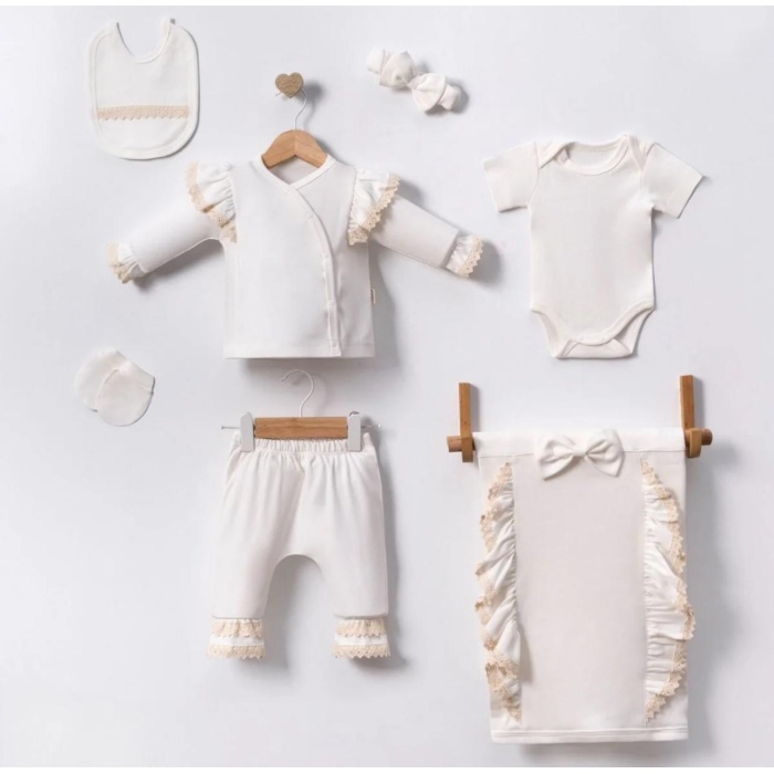 Dantelli 7li Kız Set