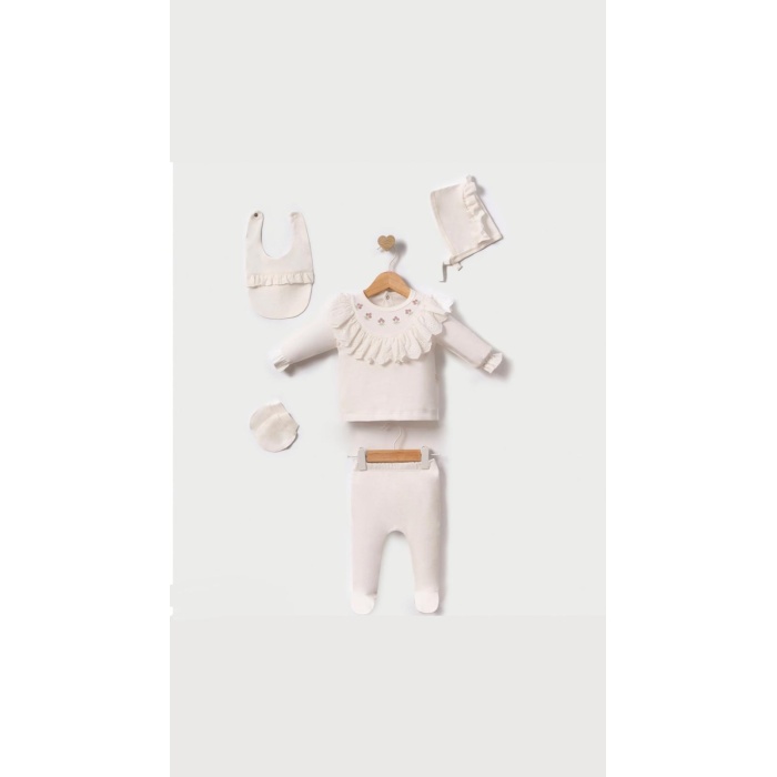 Lale Nakışlı 5li Set
