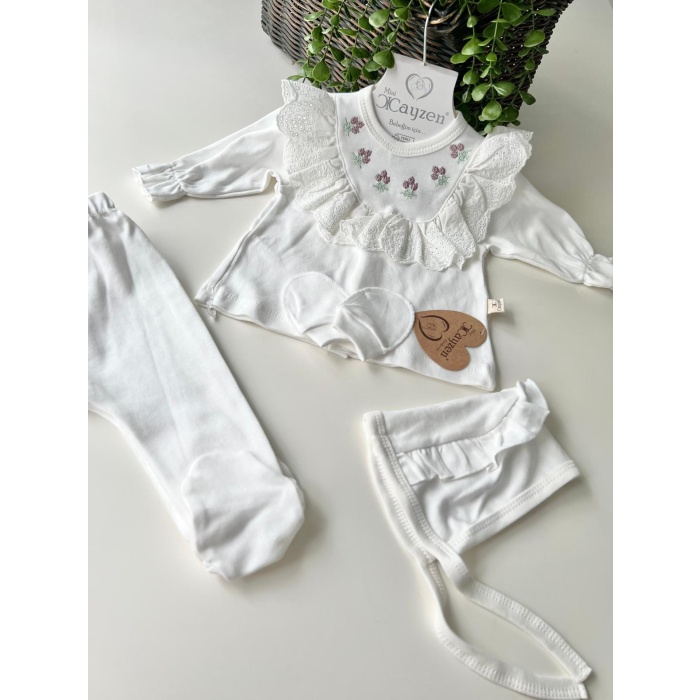 Lale Nakışlı 5li Set