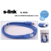 S-link SL-3040 1.5mt Usb 3.0 Yazıcı Kablosu