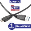 Dark 1mt USB 3.0 - Micro B Taşınabilir Disk Kablosu