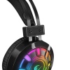 Rampage RM-K59 X-CHAIN Siyah USB 7.1 Rainbow Ledli Gaming Mikrofonlu Oyuncu Kulaklığı