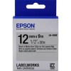 Epson LK-4TBN Cleart Siyah Üzeri Beyaz 12MM 9Metre Etiket