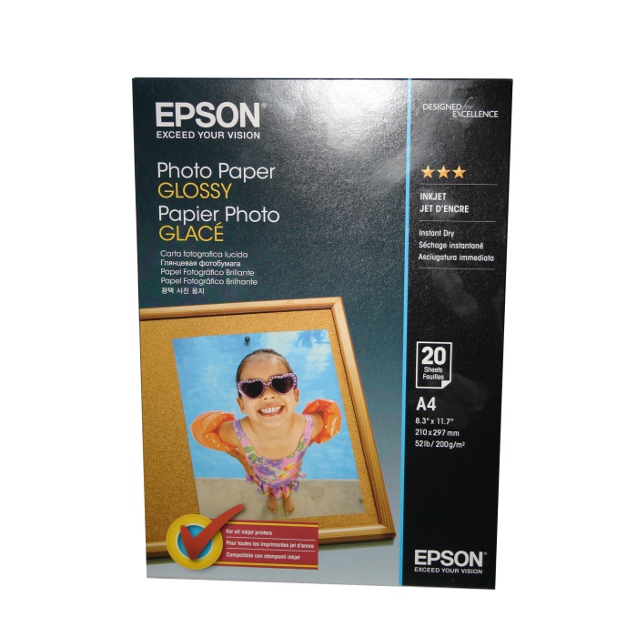 Epson A4 200Gram  20li Fotoğraf Kağıdı S042538