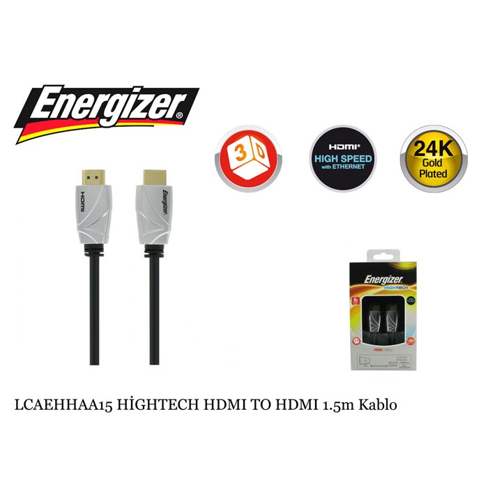 Energizer LCAEHHAA15 HİGHTECH HDMI TO HDMI 1.5m Kablo