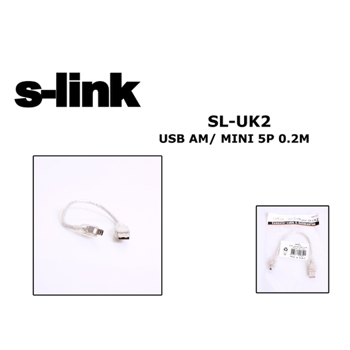 S-link SL-UK2 Mini 5p To 0.20mt Usb Kamera Kablosu