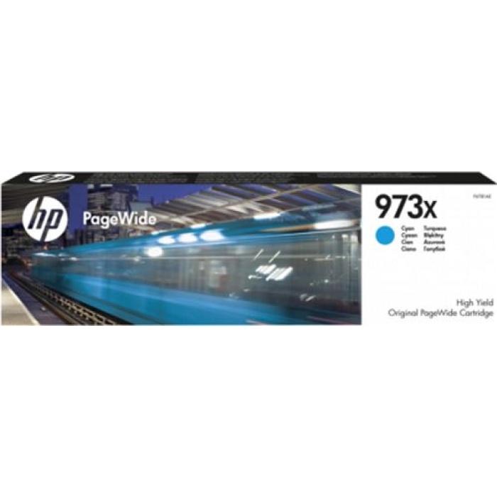 HP 973X Cyan Mavi Yüksek Kapasite Pagewide Kartuş F6T81AE