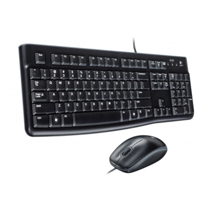 Logitech MK120 Q Usb Standart Kablolu Klavye Mouse Set