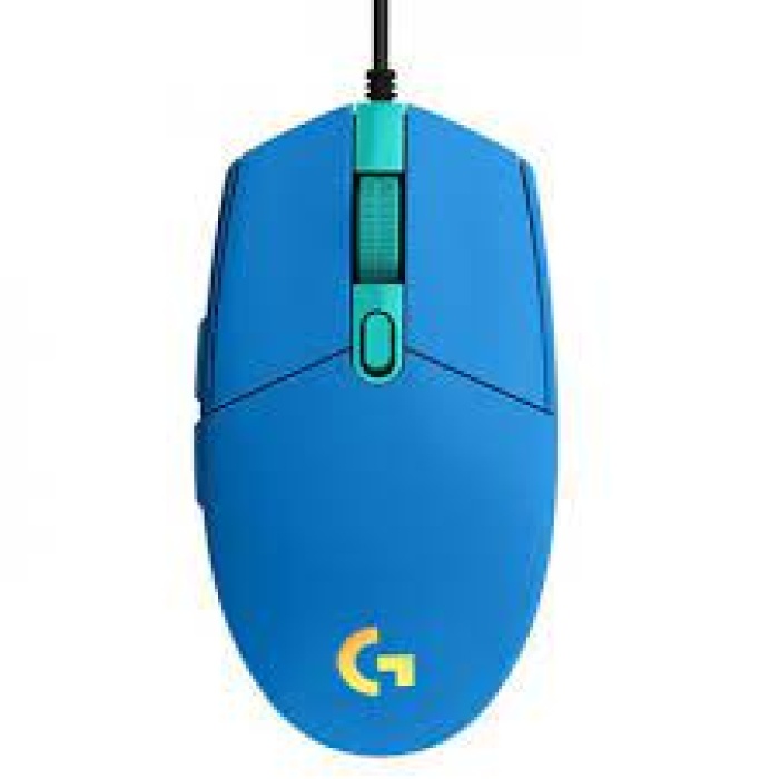 Logitech G102 LightSync Mavi 8000DPI 6 Tuş Optik RGB Blue Kablolu Gaming (Oyuncu) Mouse