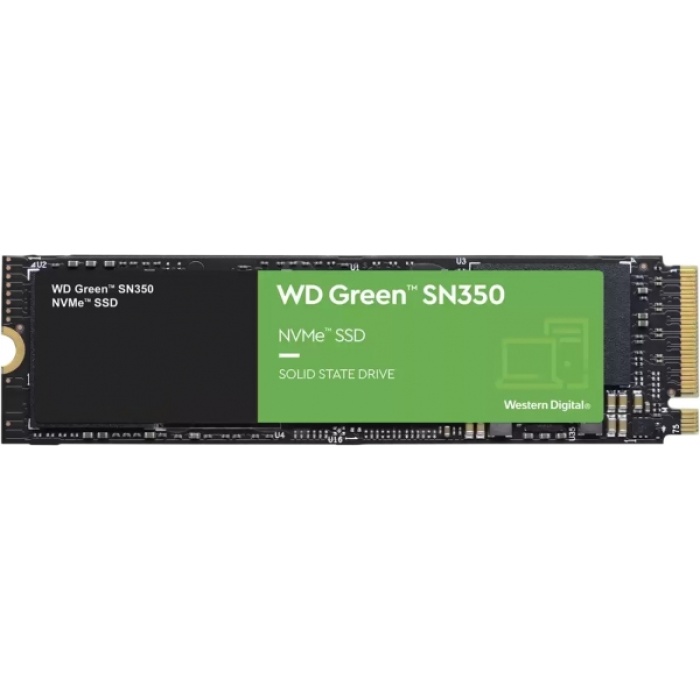 Wd 480GB Green SN350 WDS480G2G0C 2400-1650 MB-S M.2 NVMe SSD Harddisk
