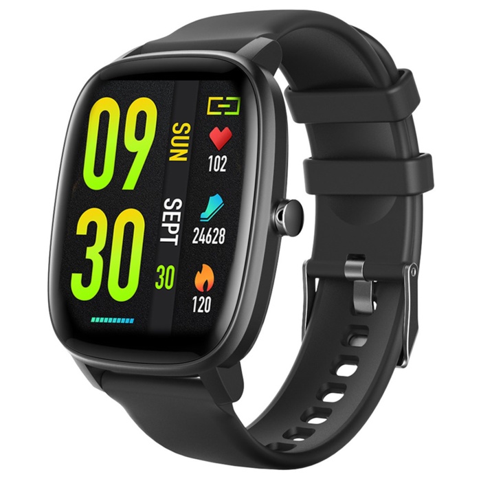 S-link W01 DaFit Uyumlu+ Bluetooth 1.7 Ekran 200mAh Bataryalı Siyah Akıllı Saat- Smart Watch