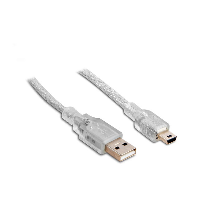 S-link SL-UK53 Usb 2.0 3m Şeffaf Usb am-Mini 5pin Kablo