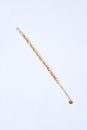 Finery Burgu Zincir Çelik Bileklik