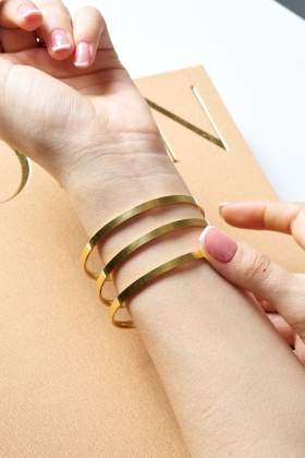 Üçlü Çelik Ajda Bilezik