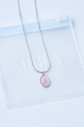 Kallyse Pink Çelik Kolye