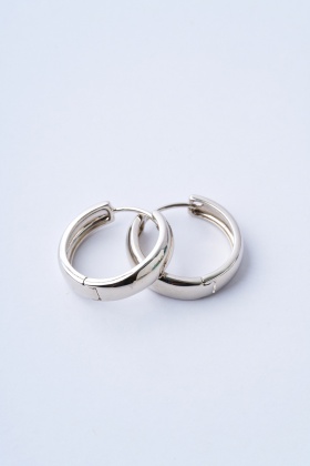 Lolla Oval Çelik Küpe