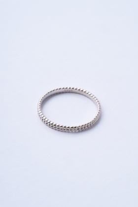 Double Dotted Silver 925 Ayar Gümüş Yüzük