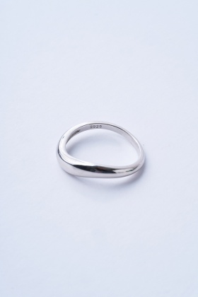 Curve Silver 925 Ayar Gümüş Yüzük