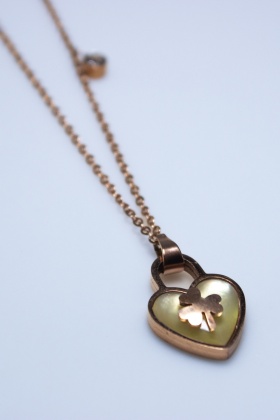 Heart Lock Kolye