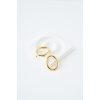 Ellipse Gold Çelik Küpe