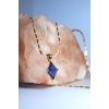 Sparkly Blue Crystal Kolye