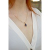 Sparkly Blue Crystal Kolye