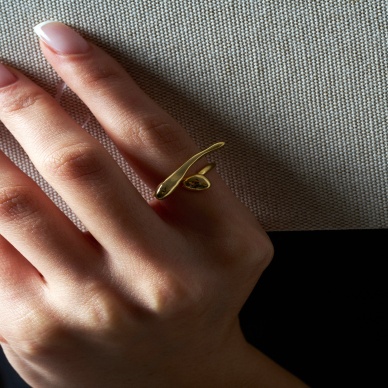 Dainty Ayarlanabilir Çelik Yüzük