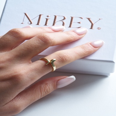 Gold Snake Ayarlanabilir Çelik Yüzük