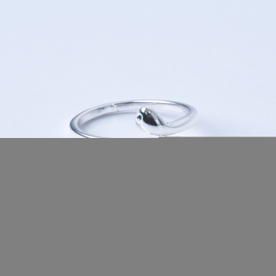 Silver Snake Ayarlanabilir Çelik Yüzük