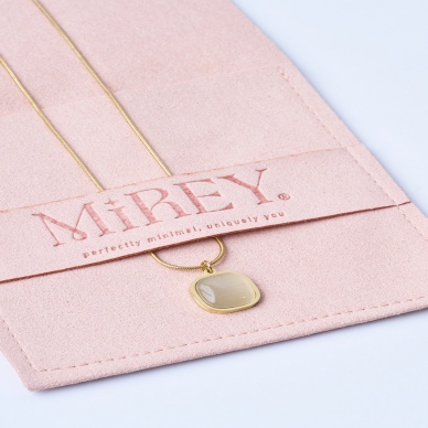 Glossy Gold Çelik Kolye