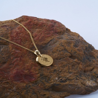 Quenn Elizabeth Çelik Kolye