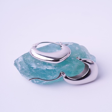 Cute Mini Bag Küpe - Silver