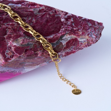 Finery Burgu Zincir Çelik Bileklik