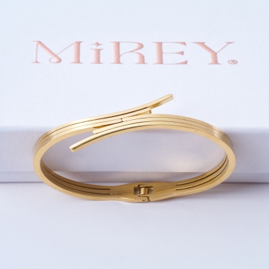 Abstract Modern Çelik Bileklik