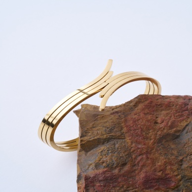 Abstract Modern Çelik Bileklik