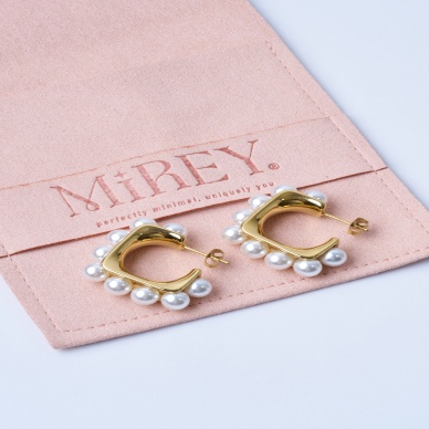Pearl Love İnci Çelik Küpe