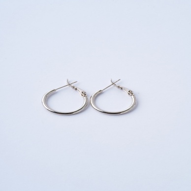 Minty Oval Çelik Küpe