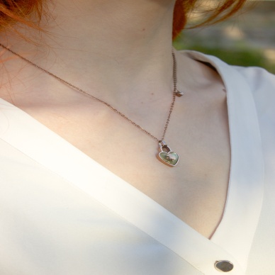 Heart Lock Kolye