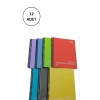 TOPTANBULURUM FRESCO Spiralli Plastik Defter A4 72 Yaprak Kareli GP.3-4933000-2011 12 Adet