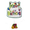 Happy Birthday Yazılı Asmalı 3D Doğum Günü Süslemesi