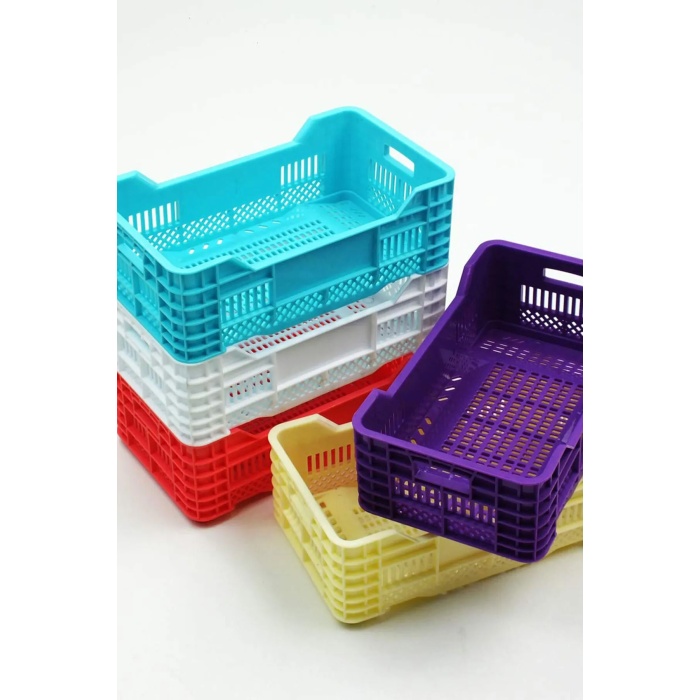 Kasa Sepet 3lü Set Çok Amaçlı Mini Plastik Organizer Mutfak Düzenleyiciler 17x10x6 cm