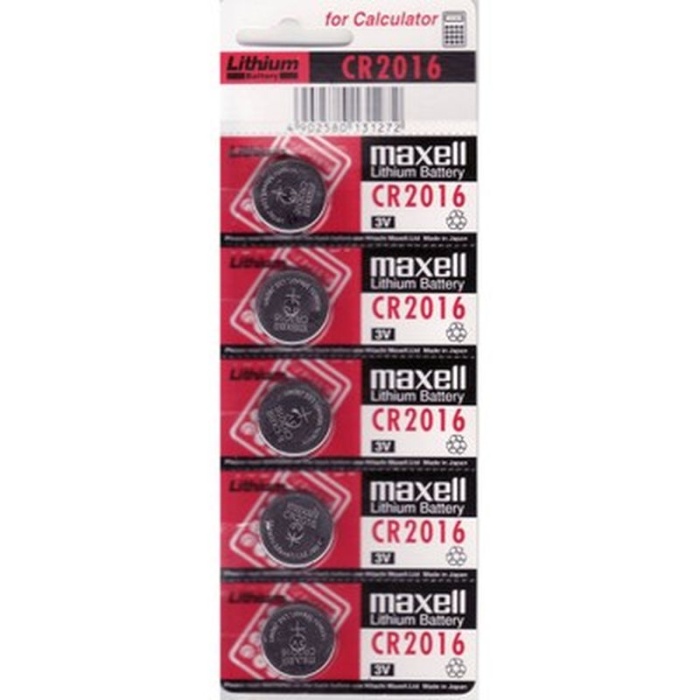 Maxell CR2016 3V Lityum Düğme Pil 5li Paket