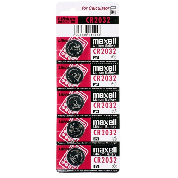 Maxell CR2032 3V Lityum Düğme Pil 5li Paket